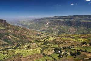 Rift Valley in Ethiopia close to Debre Libanos